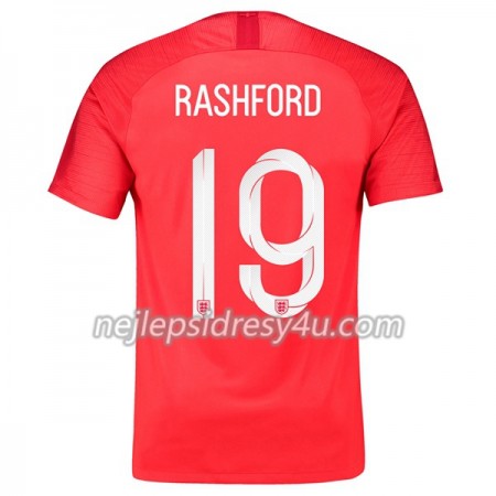 Fotbalový Dres Anglie Rashford 19 Venkovní MS 2018